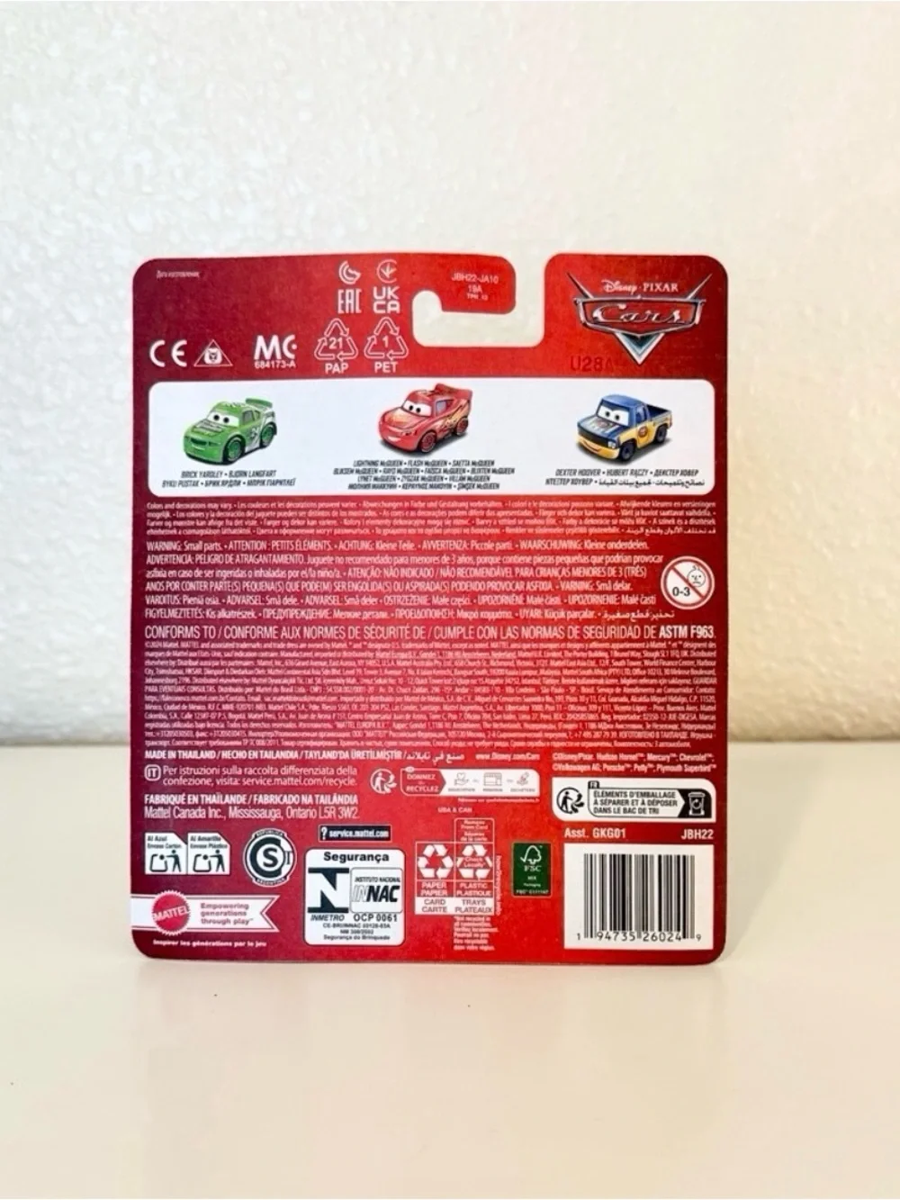 Disney Pixar Cars Mini Racers 3-Pack